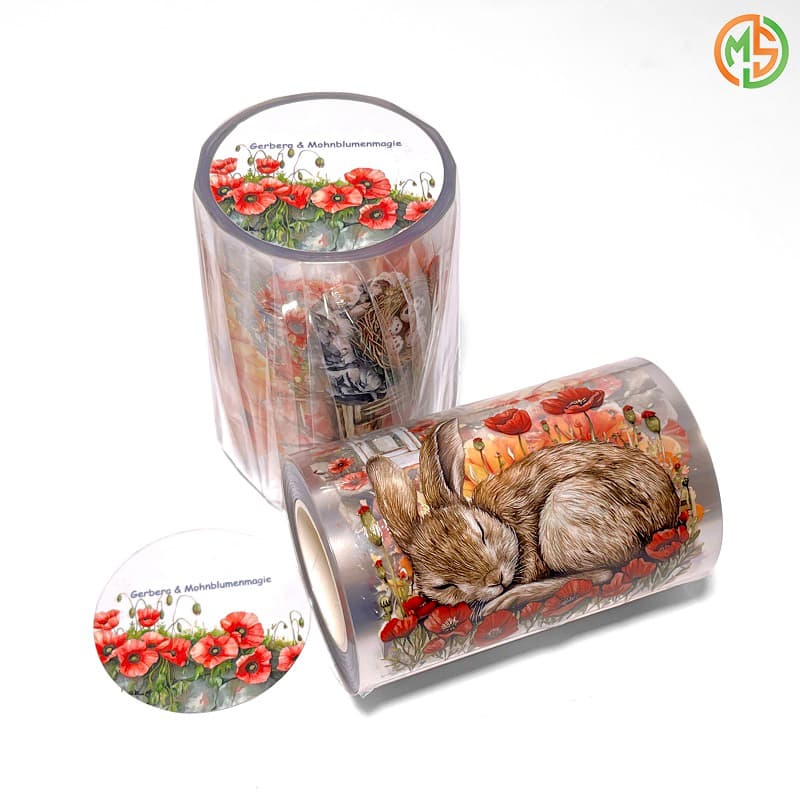 Floral PET Tape for Scrapbook