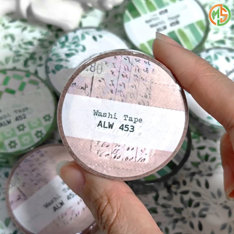 Vintage Floral Butterfly Botanical Washi Tape