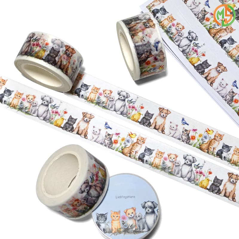 Recorativo Mini Washi Tape Animals For Kids