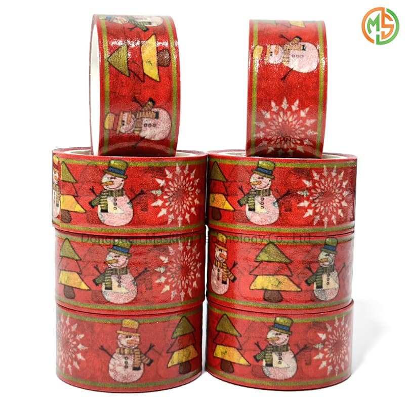 custom 3mm slim festive  washi tape​