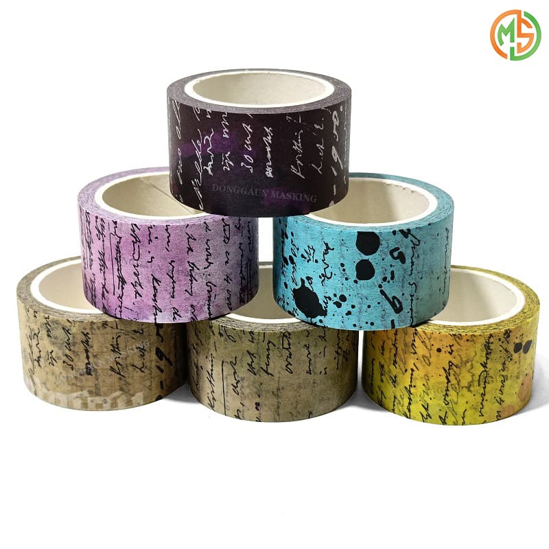 Custom Charm Washi Tape Decoration Printed