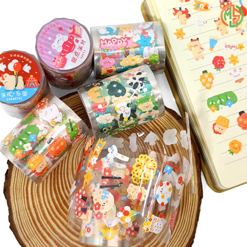 Die Cut PET Washi tape Scrapbooking DIY Crafts 