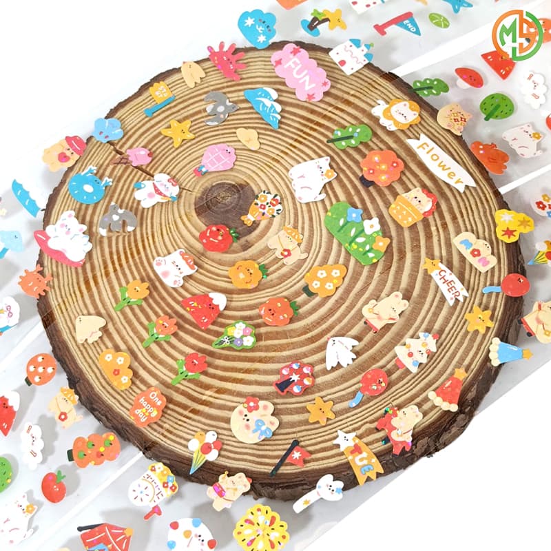 Transparent Die Cut Washi Tapes PET Tape Washy Tape Decorative
