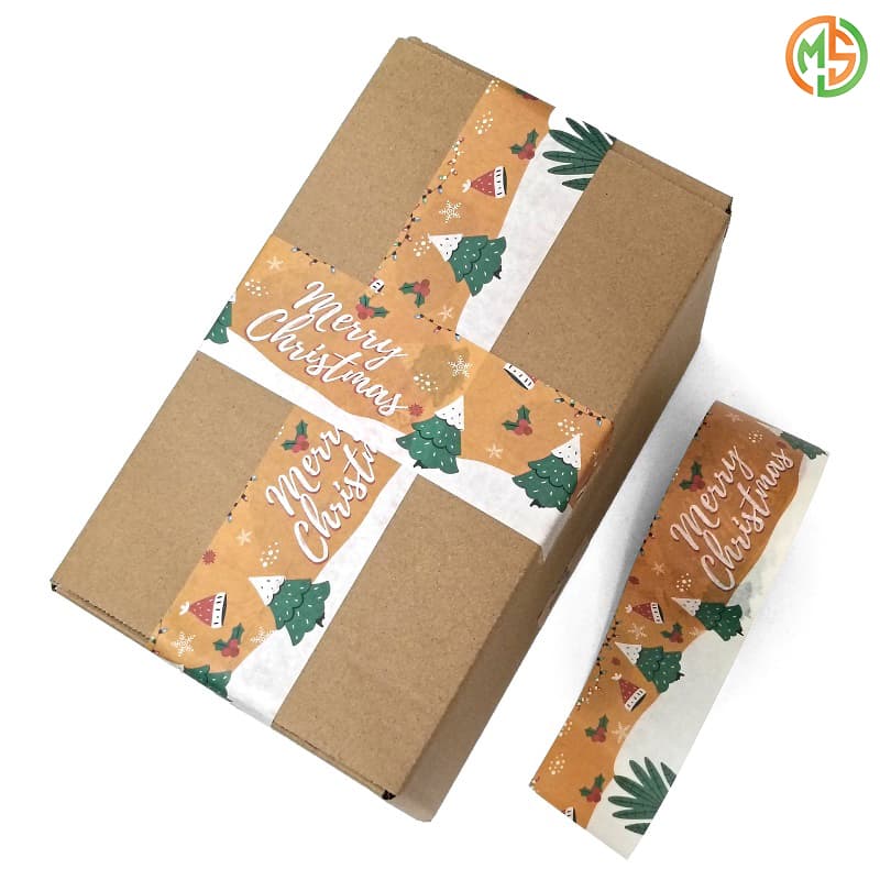 LOW MOQ Biodegradabl Self-adhesive Paper Custom Packing Tape