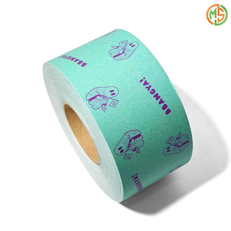  Compostable Reinforced Waterproof Christmas Kraft Paper Tape