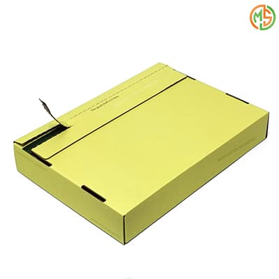 Fold Green Tear Strip Ribbon Handle Mailer Boxes with Custom Logo 