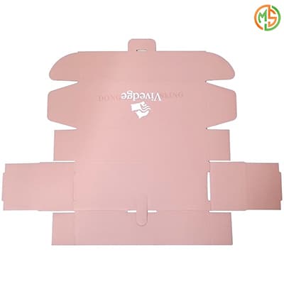 Natural Beauty Mailing Shipping Boxes Pink Paper Mailer Box