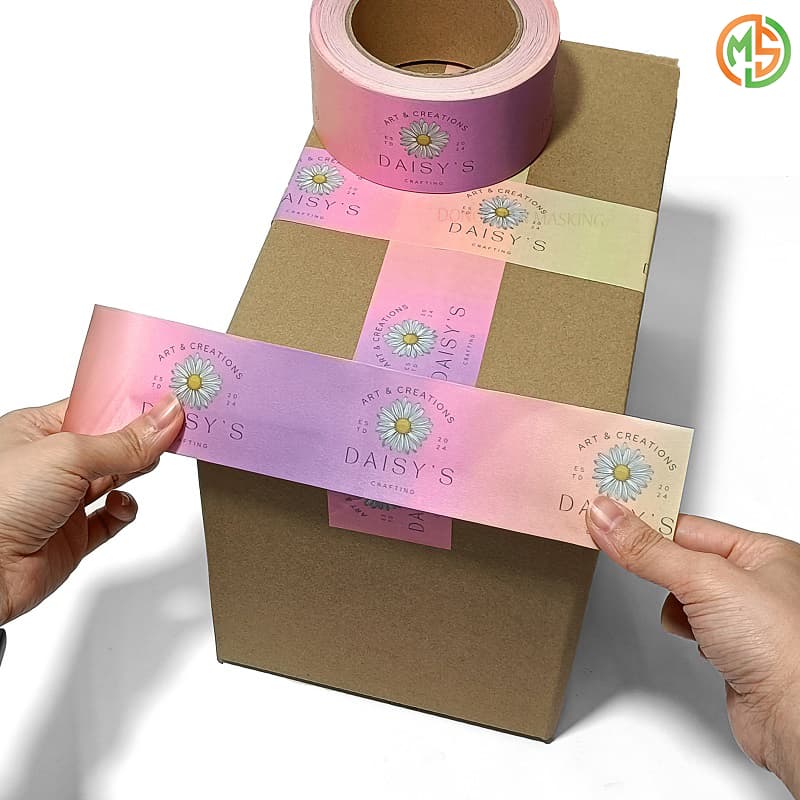 Custom Compostable Reinforced Waterproof Paper Tape