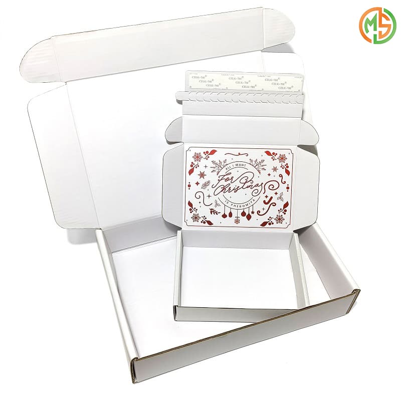Custom Print Kraft Mailer Box Custom Logo Eco Friendly Airplane Box Corrugated Paper Mailer Box With Zipper