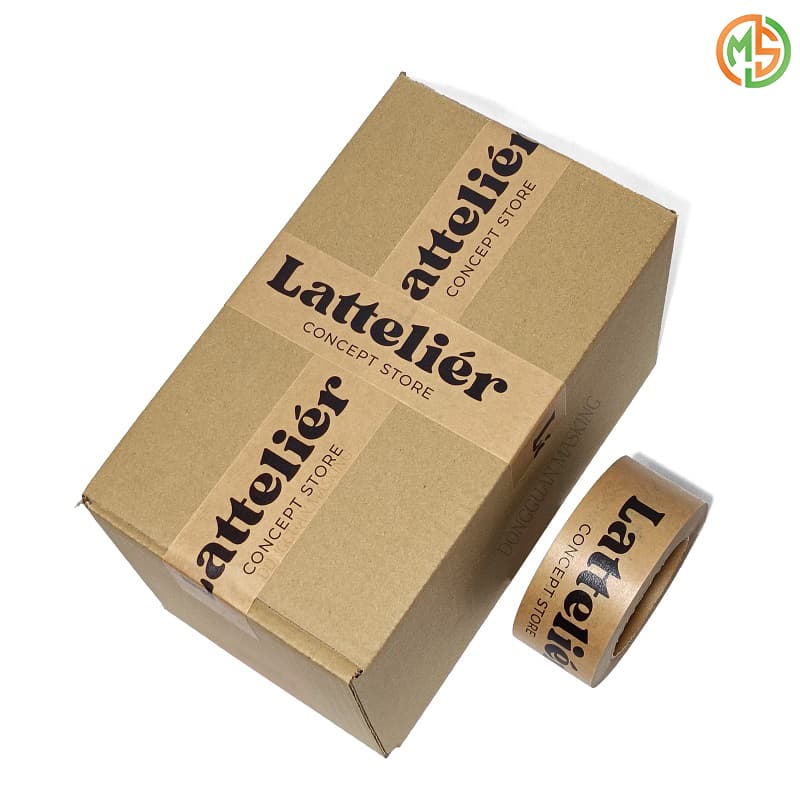 Eco Friendly Waterproof Gum Brown Kraft Tape