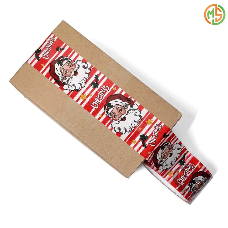 Custom Logo Printed Christmas Design Adhesive Tape Branded Self Adhesive Shipping Printing Bopp Packing Tape Custom Logo Printed Christmas Design Adhesive Tape Branded Self Adhesive Shipping Printing Bopp Packing Tape