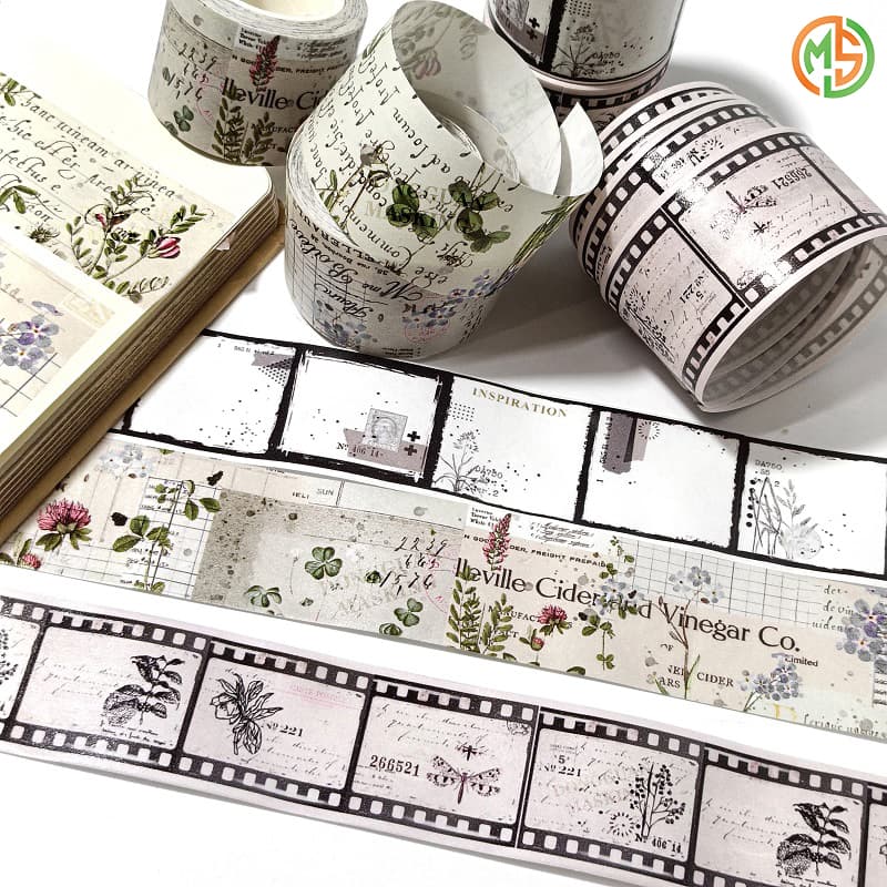 Personalized Retro Washi Tape Personalized Retro Washi Tape