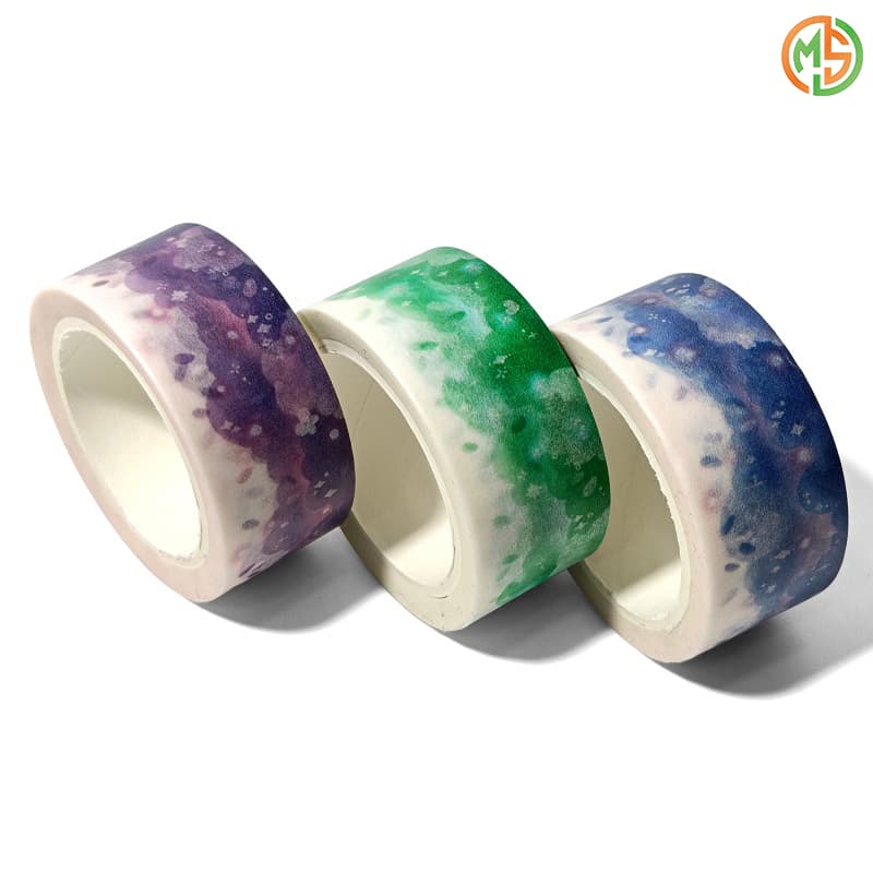 Eco-friendly Waterproof Colorful Cloud-Style Washi Tape Eco-friendly Waterproof Colorful Cloud-Style Washi Tape
