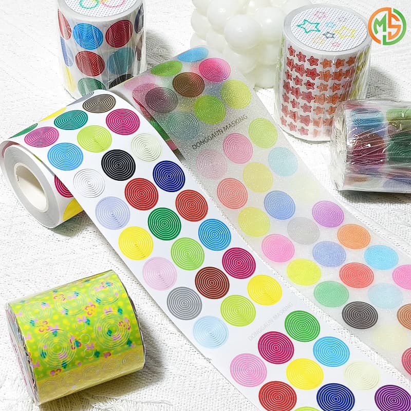 Custom Colorful Die Cut Washi Tape for DIY Crafts